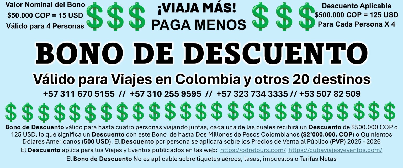 BONO DE DESCUENTO